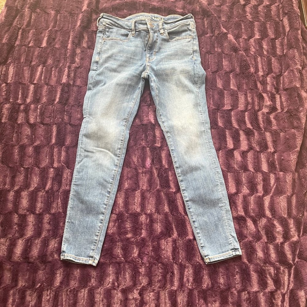 American Eagle Ne(x)t Level Low-Rise Jegging Size: 6 Short